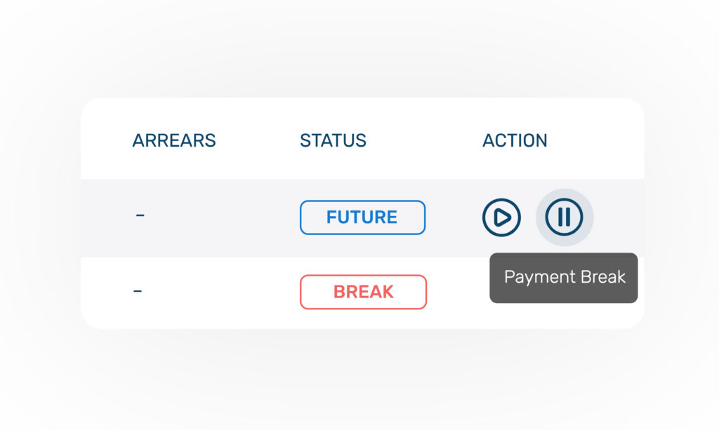 Payment breaks for subscription services