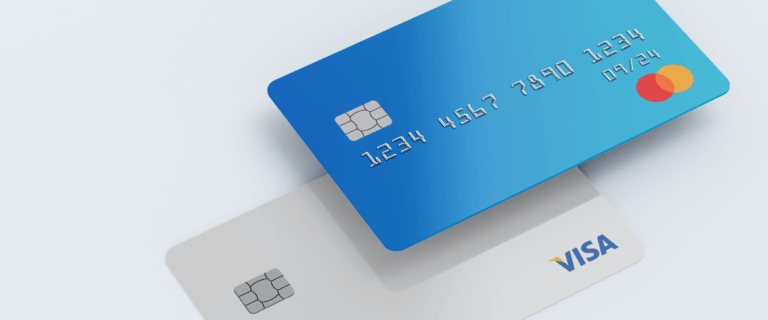 Visa and Mastercard cards