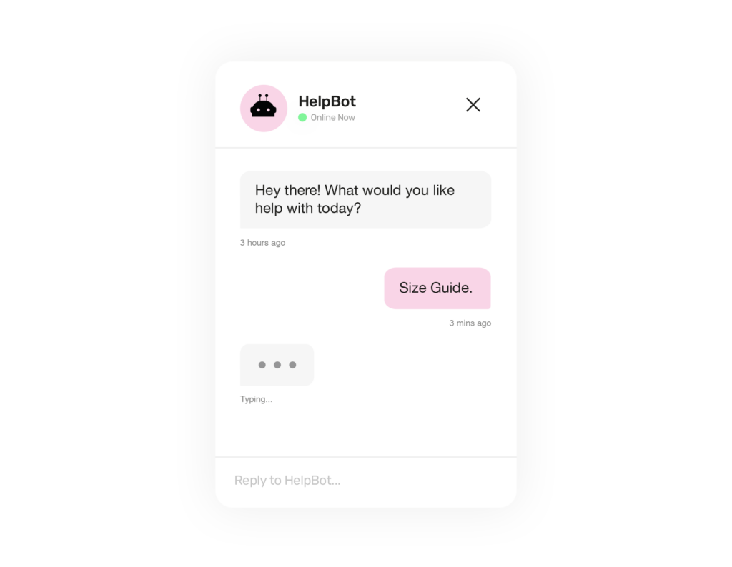 Chatbot to help customer