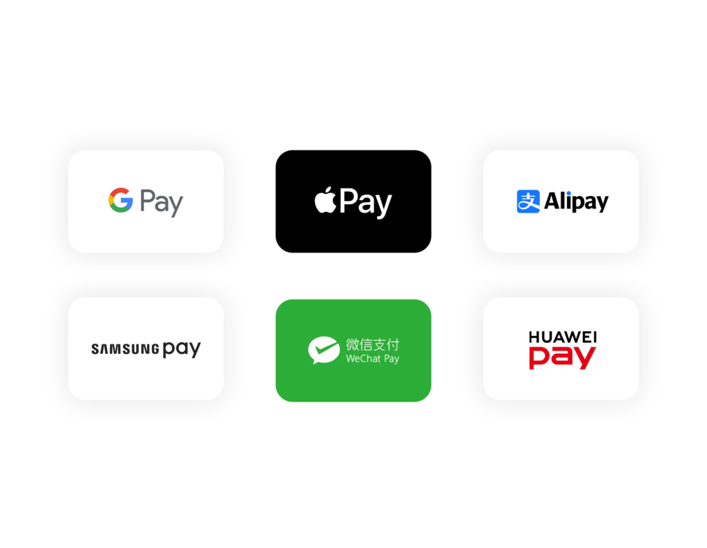 Alternative payment method logos