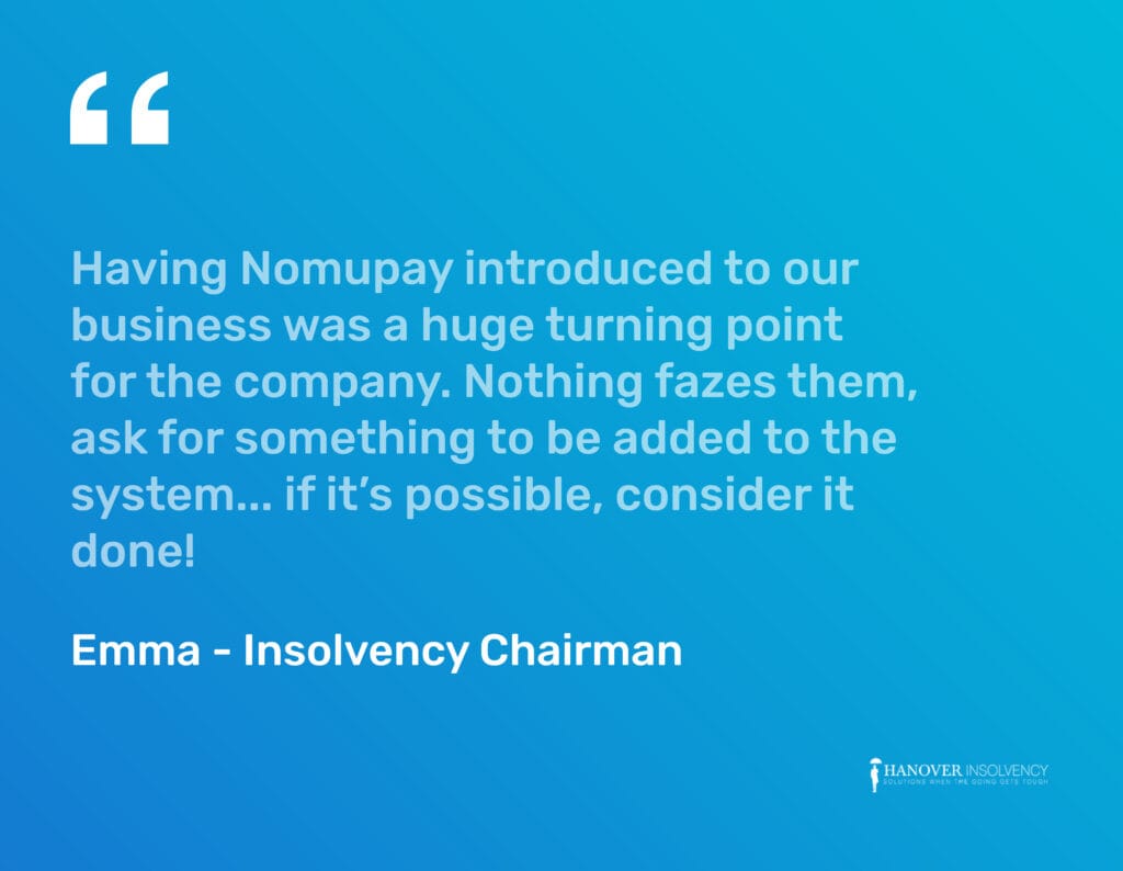 Quote from Hanover Insolvency