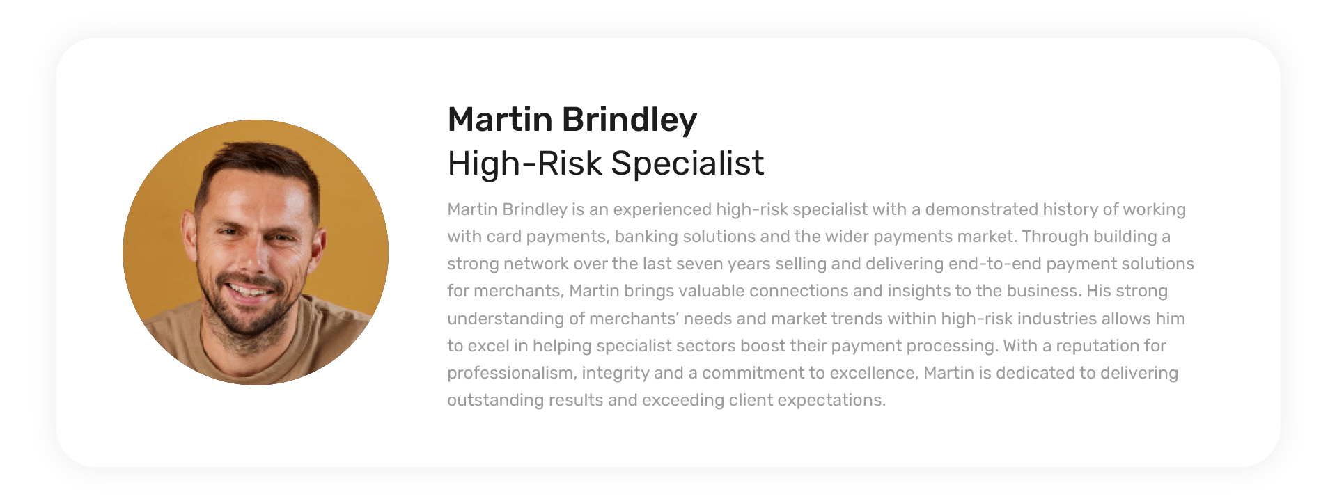 Martin Brindley author bio