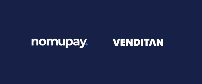 "Nomupay" ir "Venditan" logotipai