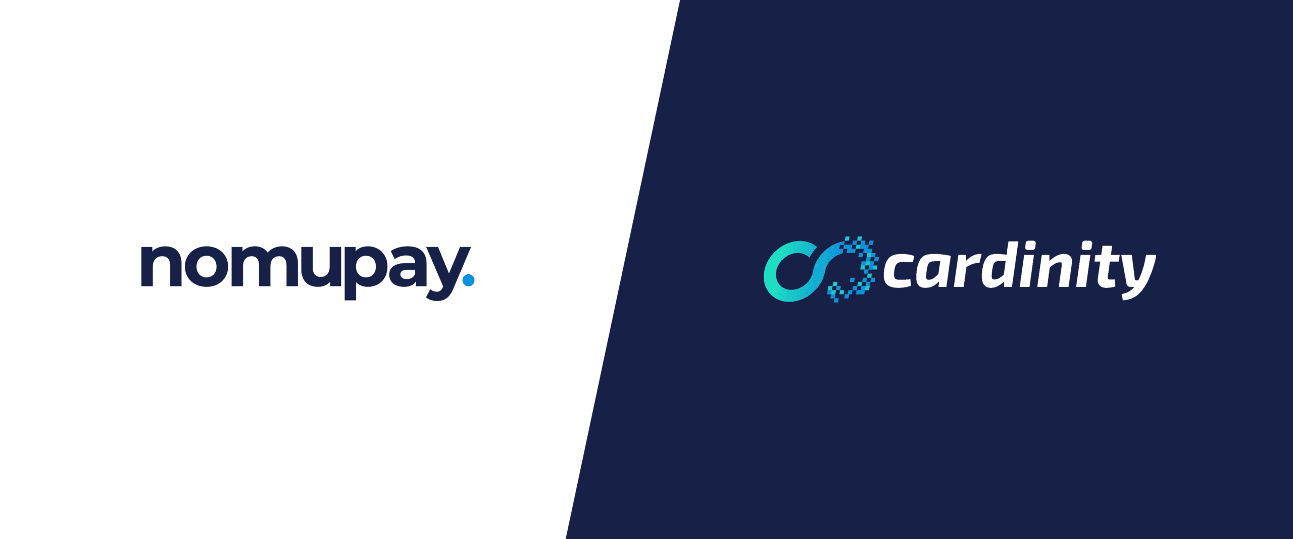 Cardinity and Nomupay logos to announce our merger