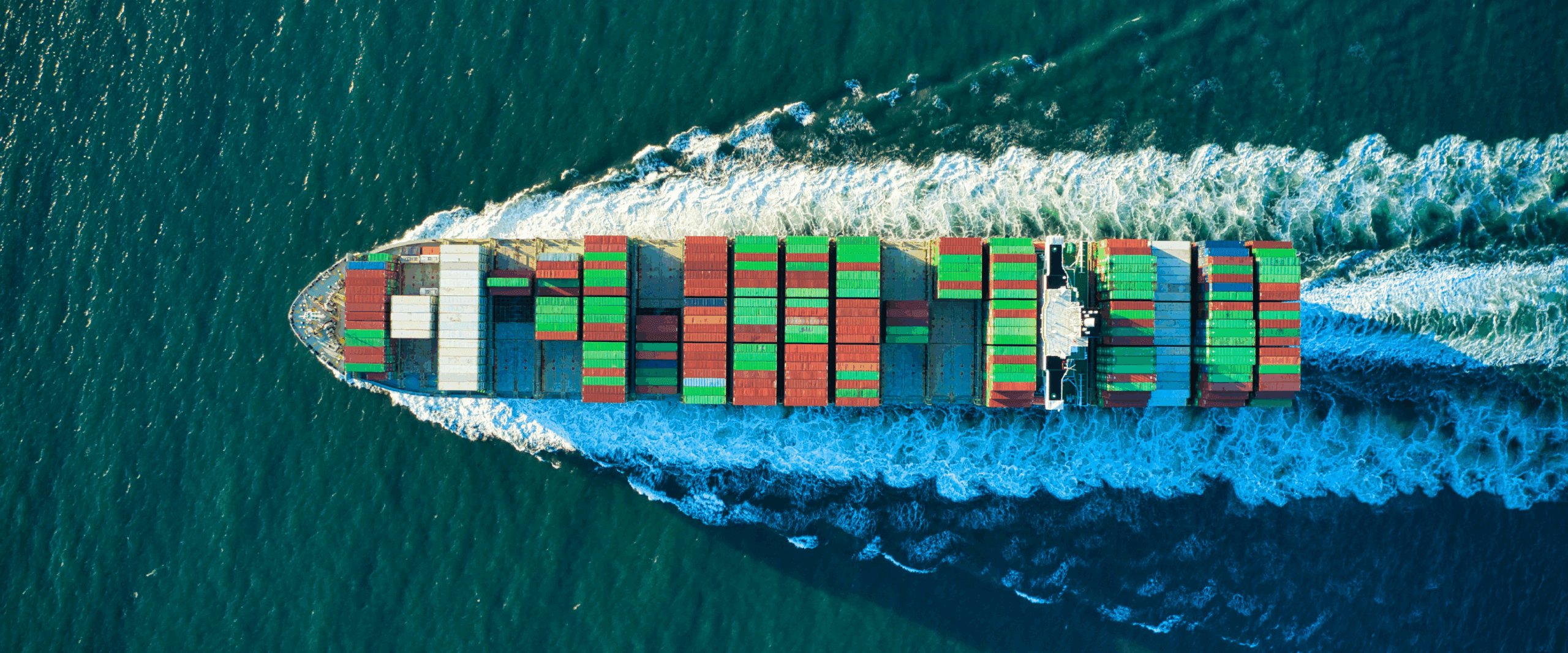 Cargo ship transporting goods cross-border